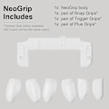 Miniatyrbild 5 av 5: Neogrip Ergonomiskt Grepp Skyddande Fodral Set För Nintendo Switch Oled White