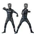 Miniatyrbild 1 av 3: Barnpojke Black Panther Kostym 120cm