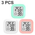 Miniatyrbild 1 av 4: 3-pack inomhus termometer, digital hygrometer