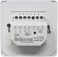 Manuell golvvärmetermostat 220v 16a, Elektrisk golvvärmekontroller Mekanisk rumstermostat med golvsensorprob 1st