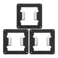 Moderkort Monteringsfäste för 1700 CPU Kompatibel Sockel 3st Set Black 9.5X9.5X0.3CM