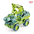 Pikkukuva 4 / 5: Auton lelu dinosaurukset kuljetusautojen kuljetusrekka lelu vetävä ajoneuvo lelu Multi-color A5