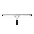 Professional window squeegee with rubber lip, long handle, bathroom shower, window wiper, glass cleaning tool black black 35cm