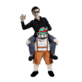Miniatyrbild 2 av 5: Rolig Unisex Kostym för Fest och Scenframträdanden med Fyllbara Ben White