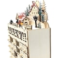 Miniatyrbillede 4 af 4: Træ Julekalender Nedtælling Til Jul Led Julepynt 24 Skuffer Med Led
