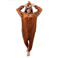 Pikkukuva 1 / 5: Piirroshahmojen Unisex Onesie Hupullinen Fantasia-asu Poo Emojee XL(180CM-190CM)