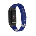Äkta läder ersättningsarmband justerbart handledsband för Fitbit Luxe Blue Style D Other Smartwatch Model