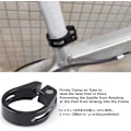 Miniatyrbillede 5 af 5: Cykelsaddelpindklemme Aluminium Legering Hurtigkobling til Cykelsaddelpindrørklemme 28,6 mm 31,8 mm 34,9 mm (Sort - 34,9 mm)
