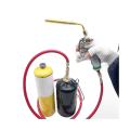 Miniatyrbillede 1 af 5: Professionel Dobbelt-Switch Lommelygte Loddebrænder Til Propan Gas 1.6m Slange Tænding Gasflamme Lodning