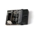 Pikkukuva 3 / 3: Emolevyn USB3.0 19P / 20P Type-E 90 asteen etuliitin