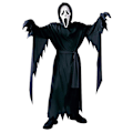 Pikkukuva 1 / 4: 5-14-vuotiaiden lasten Halloween Scream -asu, naamiointiasu, haamu, naamiaisasu naamion kanssa 5-7 Years