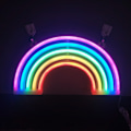 Miniatyrbillede 4 af 5: Boarding Lights/Natlampe Neonlys - Regnbue Multifarvet