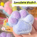 Miniatyrbild 3 av 5: Kattpåtår Mochi Taba Squishy Fidget Leksak Kattpåtår Långsam Återhämtning Stre A3