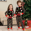 Miniatyrbillede 2 af 3: Julepyjamas Matchende Familiesæt Print Loungewear Børn Kids 8T