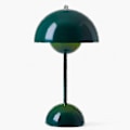 Miniatyrbillede 5 af 5: Nordisk Genopladelig Blomster Bordlampe Natlampe Svampe Soveværelse Borddekoration Nat Green