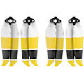 Miniatyrbild 1 av 5: Air 2S Propeller Lågbruspropeller Vikbar 7238F Propeller för DJI Mavic Air 2/Air 2S Drone (Svart Gul Vit 4st)