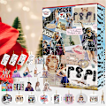 Miniatyrbillede 4 af 5: 2023 Taylor Swift Fans Julekalender 24 Dage til Jul Nedtællingskalender Vedhæng Blind Box Julegave style 4