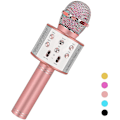 Miniatyrbilde 1 av 4: Fødselsdaggaver til jenter og gutter 6-15 år, Bluetooth trådløs karaoke-mikrofon, festfavoritt for tenåringsgutter og jenter leker 4-12 år