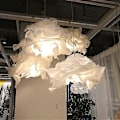 Miniatyrbillede 3 af 5: 1 stk Kunst DIY Skylampe Skærm Blomst Lys Skærm Loft Lamper Skærm Dekoration
