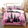 Miniatyrbild 1 av 3: B01 Blackpink 3D-tryckt Sängklädesset Täcke Överkast Kuddfodral Barnpresent UK DOUBLE 200x200cm