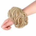 Miniatyrbild 3 av 5: 1 st Messy Bun Hårförlängning Lockigt Vågig Messy Syntetisk Chignon för Kvinnor Uppstylad Hårclips Ash Blonde & Bleach Blonde##