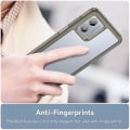 Miniatyrbillede 5 af 5: Telefoncover til Motorola Moto G53 5g - Anti-ridse TPU + Akryl Transparent Grey