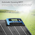 Pikkukuva 4 / 5: Aurinkopaneelien ohjaimet MPPT 100A 80A 60A 50A 40A 30A Dual USB LCD-näyttö 12V 24V 50A