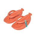 Miniatyrbild 1 av 5: Modepar Bananformade Flip Flops Mjuka Bekväma Hemtofflor För Hemmet Inomhus Citrus 44 45