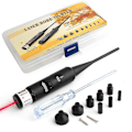 Miniatyrbillede 1 af 5: Laser Kalibrator Aluminium Legering Kalibrator Ikke-roterende Laser Kalibrator 8-Huls Justerbar Adapter til .177 til .50 Kaliber Red Laser