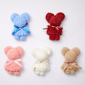 Miniatyrbild 4 av 5: Björnbärande Handdukspresent med Väska | Söt Super Mjuk 30x30cm Examen/ Babyshower Handdukar | Flerfärgad Polyester | Unik Form