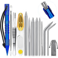 Miniatyrbilde 1 av 5: Knotter Tools, Fid Paracord Fid-sett i rustfritt stål, Paracord-låsingsnåler og glattingverktøy for