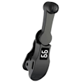 Pikkukuva 1 / 5: Mobiilinäytön napsautin Digitaalinen autonäytön napsautin Yhteensopiva älypuhelinsovelluksen video Live Gadget -mobiilipelin S [DB] Black
