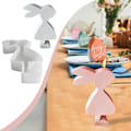 Miniatyrbillede 3 af 5: Påskehare Silikonforme, 3D Kanin Chokoladeform, Kanin Silikonform Til Påske DIY Form Til Kage, Gele, Pudding L