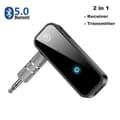 Bluetooth 5.0 AUX-adapter för bilmusik 3,5 mm Jack A2DP
