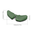Miniatyrbilde 2 av 5: Høyrehendt Ergonomisk Håndleddstøtte For Mus, Karpaltunnelsyndrom Støtte, Smertelindring, Anti-tretthet, Lett Glide Ny Green
