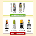 Miniatyrbilde 2 av 3: Pakke med 2 erstatningsbeger for Nutribullet 24 oz