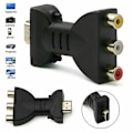 Miniatyrbillede 3 af 5: HDMI Han til 3 RCA Hun Composite AV Audio Video Adapter 4k Konverter til TV Video
