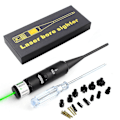 Miniatyrbillede 1 af 5: Laser Kalibrator Aluminium Legering Kalibrator Ikke-roterende Laser Kalibrator 8-Huls Justerbar Adapter til .177 til .50 Kaliber Green Laser