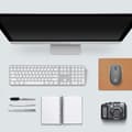 Miniatyrbillede 2 af 5: Trådløs mus 2,4g lydløs mus med USB-modtager, bærbar computermus til pc, tablet, bærbar computer med Windows-system Gray
