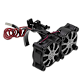 Miniatyrbilde 1 av 4: Motor Varmekjøler Vifte Med Termisk Sensor For 540 550 3650 3660 Motorer 1/10 Rc Bil Axial Scx10