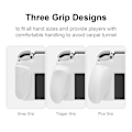 Miniatyrbild 4 av 5: Neogrip Ergonomiskt Grepp Skyddande Fodral Set För Nintendo Switch Oled White
