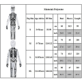 Miniatyrbillede 5 af 5: Skelet-Bodystocking, Handsker og Maske Cosplay Sæt til Børn (3-14 år) 5-7 Years