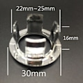 Miniatyrbild 4 av 5: Badrumsvask Overflow Ring Avloppshålslock Reservdel A 2PCS