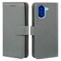 Til Xiaomi Redmi A5 4G (171,7 mm) Poco C61 4G Etui RFID-blokerende pung Litchi tekstur lædertelefon Grey Grey