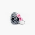 Miniatyrbillede 4 af 5: Sød hamster bamse, hæklet trist og hamster, meme trist hamster par nøglering sød stil hamster 2 stykker nøglering