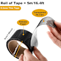 Miniatyrbillede 2 af 5: Vindue Reparationssæt, 1 Rulle Skærm Reparationssæt til Vindue eller Dør Skærm Stærk Klæbende Fiberglas Skærm Tape Skærm Patch Reparation Sort black 5CM*2M