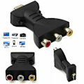 Miniatyrbillede 5 af 5: HDMI Han til 3 RCA Hun Composite AV Audio Video Adapter 4k Konverter til TV Video