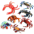 Pikkukuva 2 / 5: Haloppe Simuloitu Krabbi Merieläin PVC-Malli Työpöydän Koristelu Koulutus Lasten Leikki King Crab