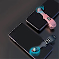 Pikkukuva 2 / 5: Mobiilinäytön napsautin Digitaalinen autonäytön napsautin Yhteensopiva älypuhelinsovelluksen video Live Gadget -mobiilipelin S [DB] Black