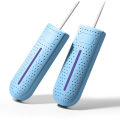 Miniatyrbild 1 av 5: USB-skodryrare med UV-sterilisering, intelligent timer för skor, strumpor och tofflor, blå